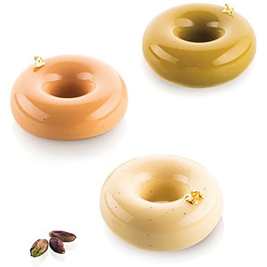 MOULE SILIKOMART PROFESSIONNEL 8 DONUTS GOURMANDS